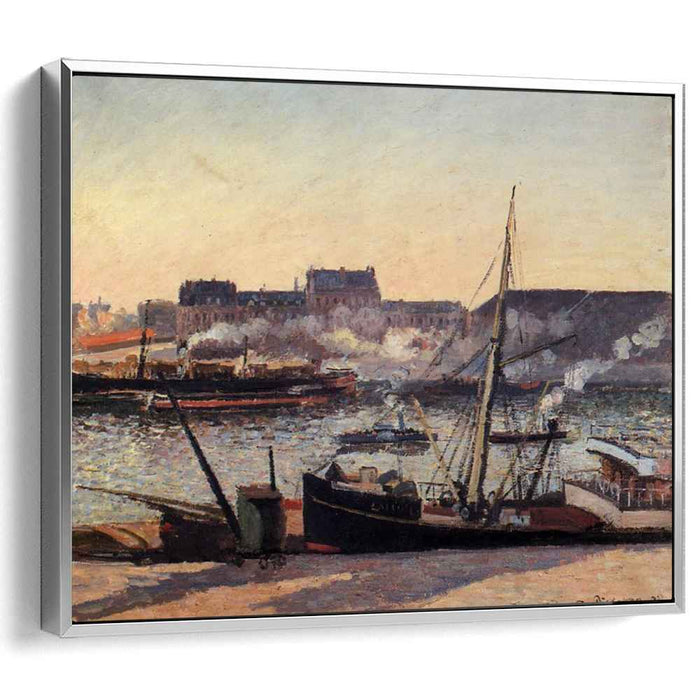 The Docks, Rouen, Afternoon by Camille Pissarro