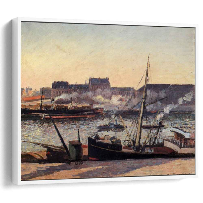 The Docks, Rouen, Afternoon by Camille Pissarro