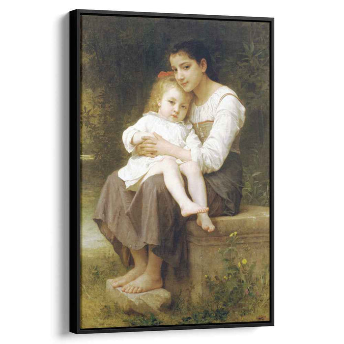 The elder sister (1886) by William-Adolphe Bouguereau
