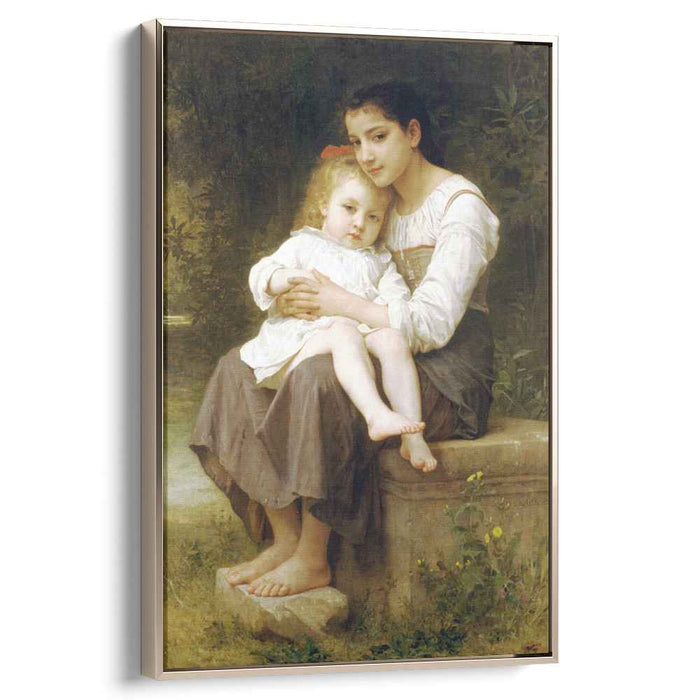 The elder sister (1886) by William-Adolphe Bouguereau