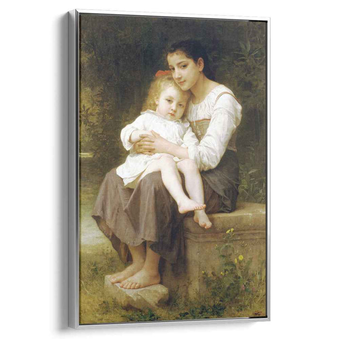 The elder sister (1886) by William-Adolphe Bouguereau