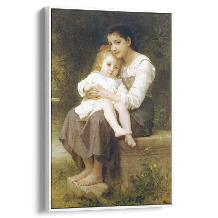The elder sister (1886) by William-Adolphe Bouguereau
