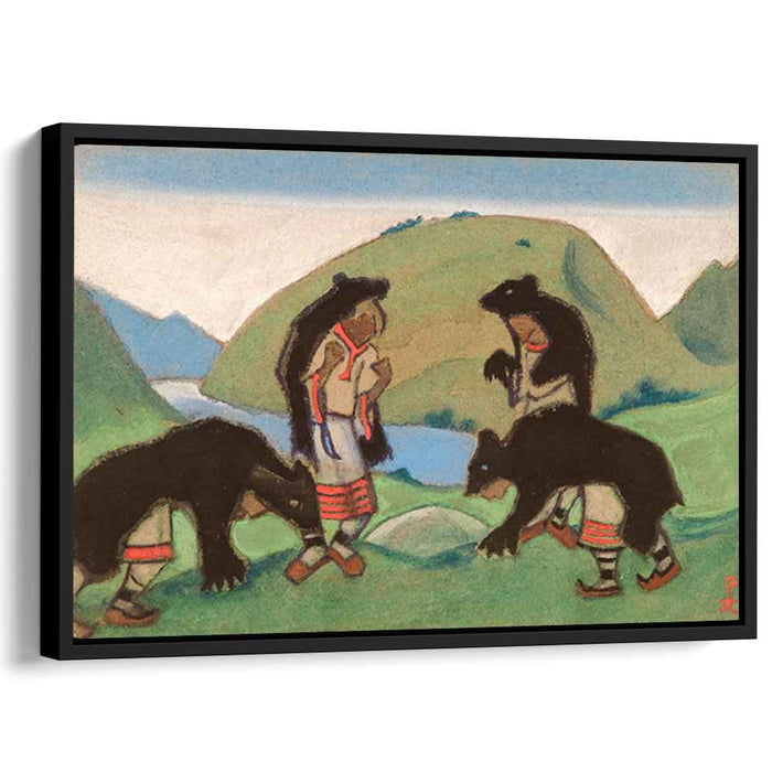 The Elders Wearing Bear Hides (1944) by Nicholas Roerich