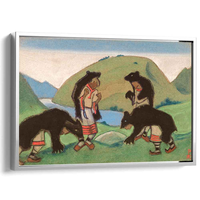 The Elders Wearing Bear Hides (1944) by Nicholas Roerich