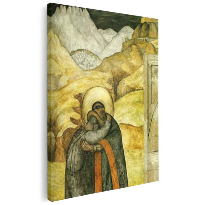 The Embrace (1923) by Diego Rivera