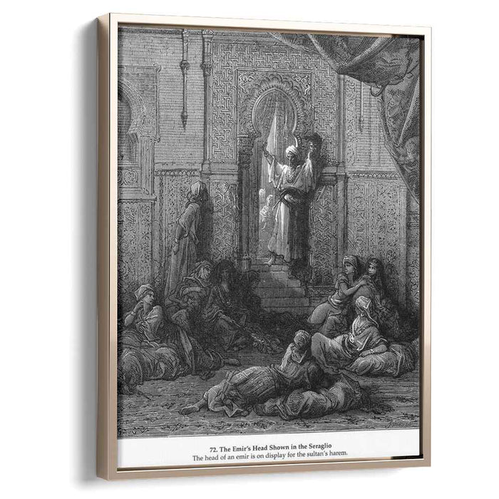 The Emir's Head Shown in the Seraglio by Gustave Dore