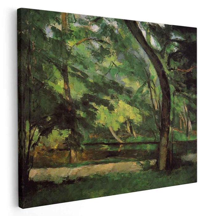 The Etang des Soeurs at Osny (1875) by Paul Cezanne