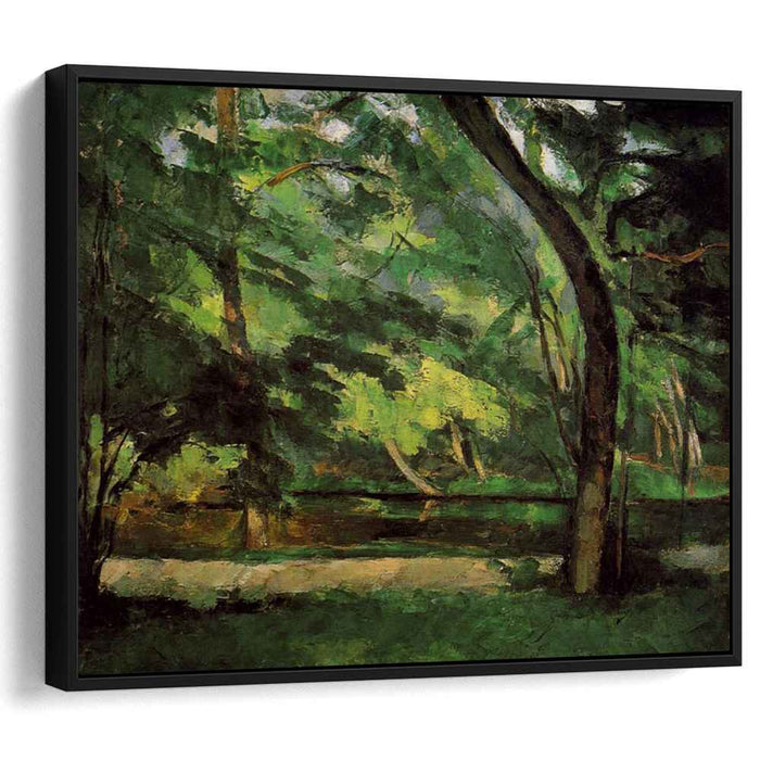 The Etang des Soeurs at Osny (1875) by Paul Cezanne