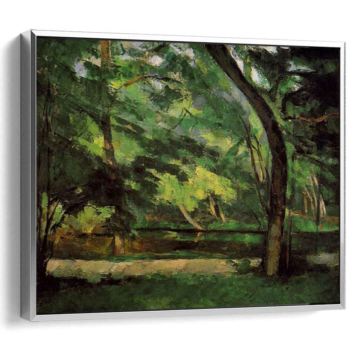 The Etang des Soeurs at Osny (1875) by Paul Cezanne