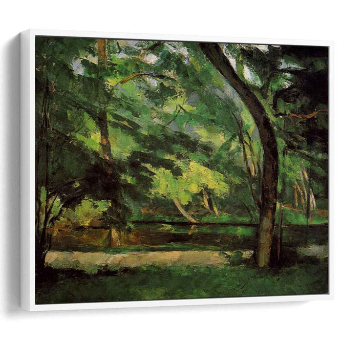 The Etang des Soeurs at Osny (1875) by Paul Cezanne