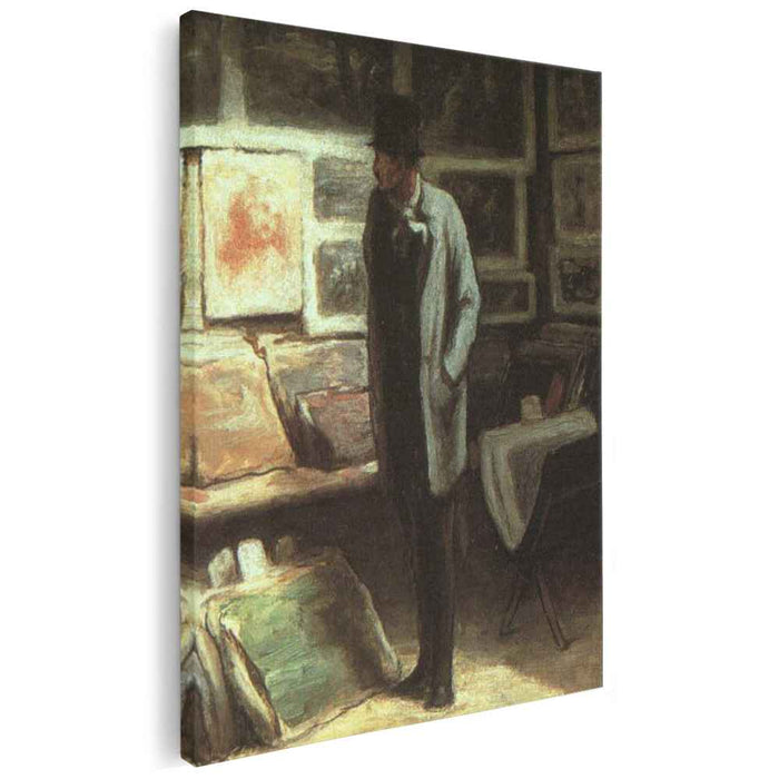 The Print Collector (1865) by Honore Daumier