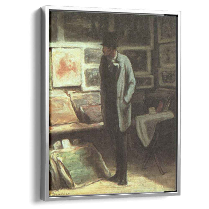 The Print Collector (1865) by Honore Daumier