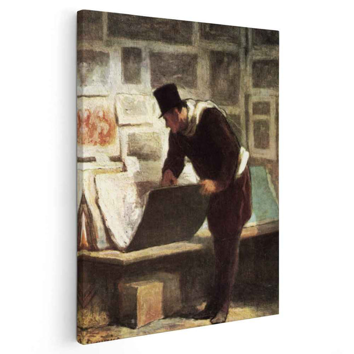 The Print Collector (1863) by Honore Daumier