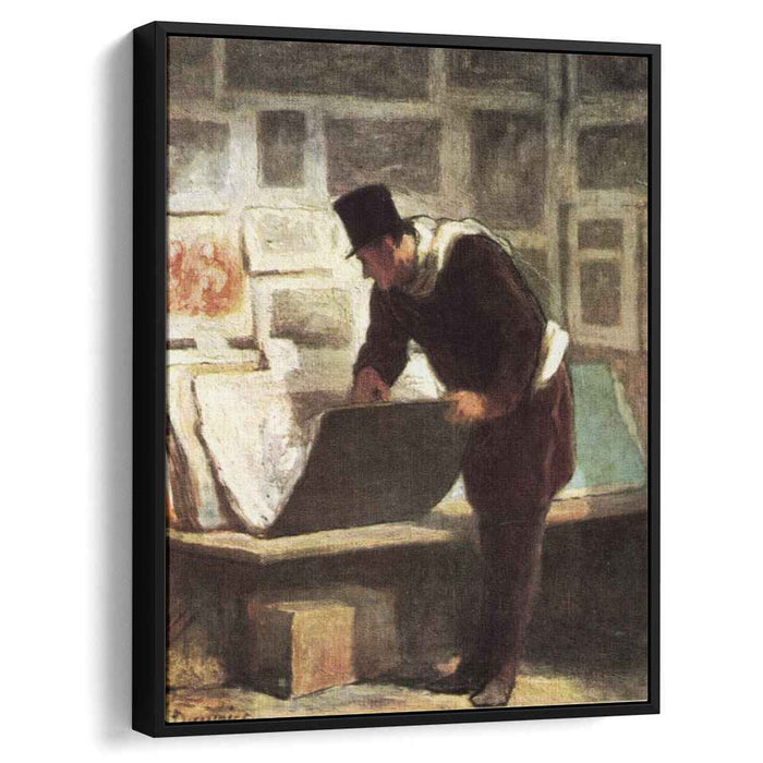 The Print Collector (1863) by Honore Daumier