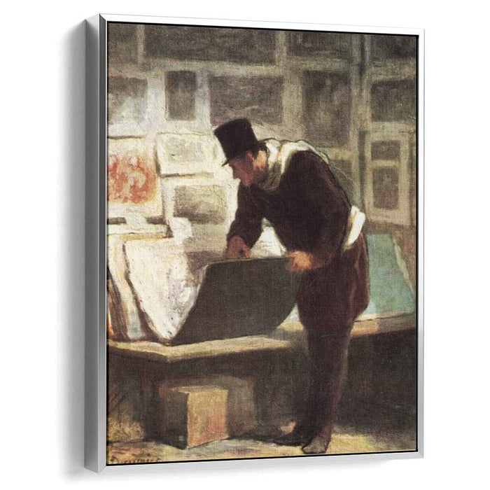 The Print Collector (1863) by Honore Daumier