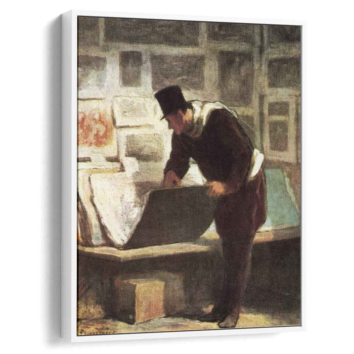 The Print Collector (1863) by Honore Daumier