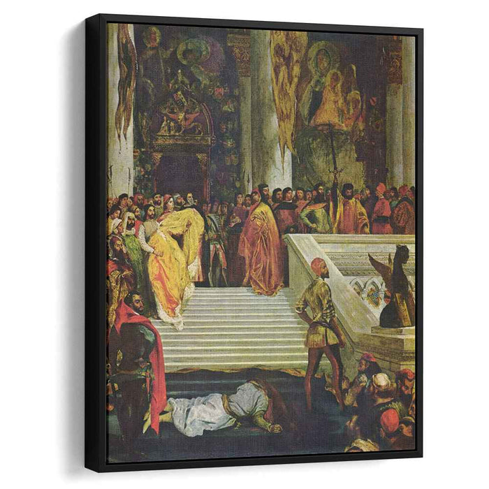 The Execution of the Doge Marino Faliero (1826) by Eugene Delacroix