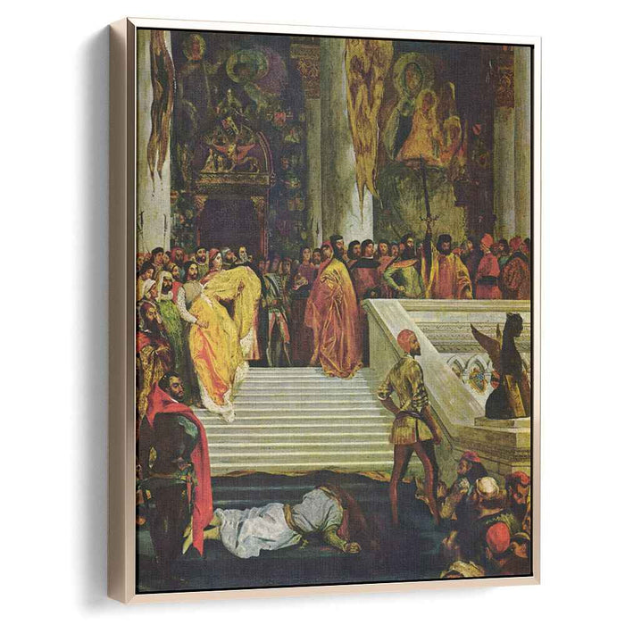 The Execution of the Doge Marino Faliero (1826) by Eugene Delacroix