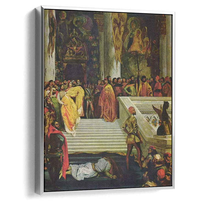 The Execution of the Doge Marino Faliero (1826) by Eugene Delacroix