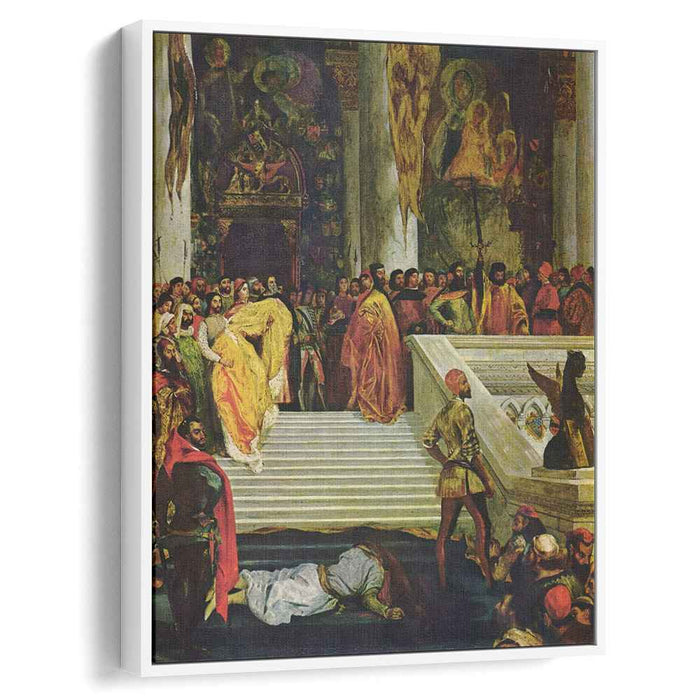 The Execution of the Doge Marino Faliero (1826) by Eugene Delacroix