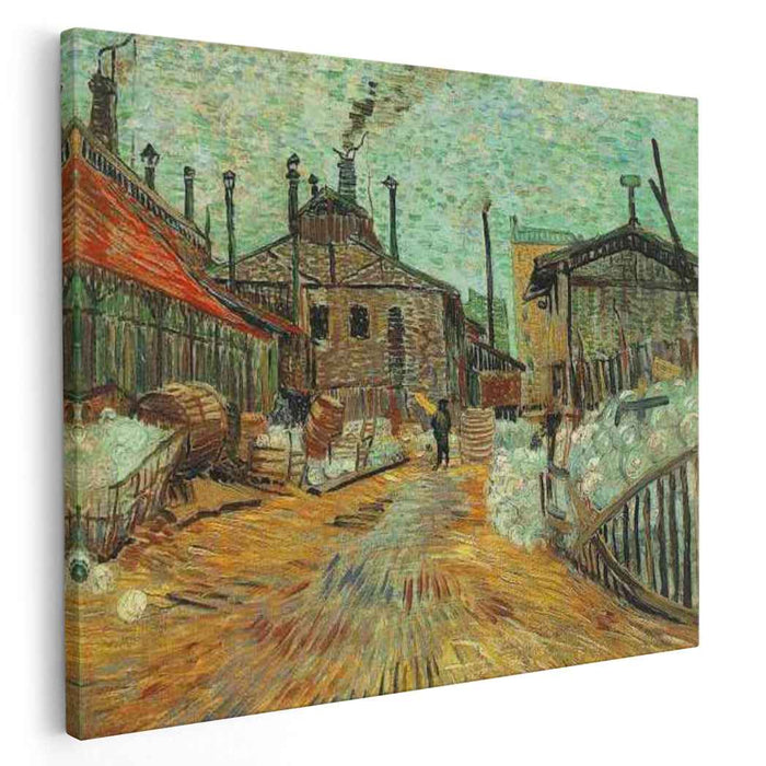 The Factory at Asnieres (1887) by Vincent van Gogh