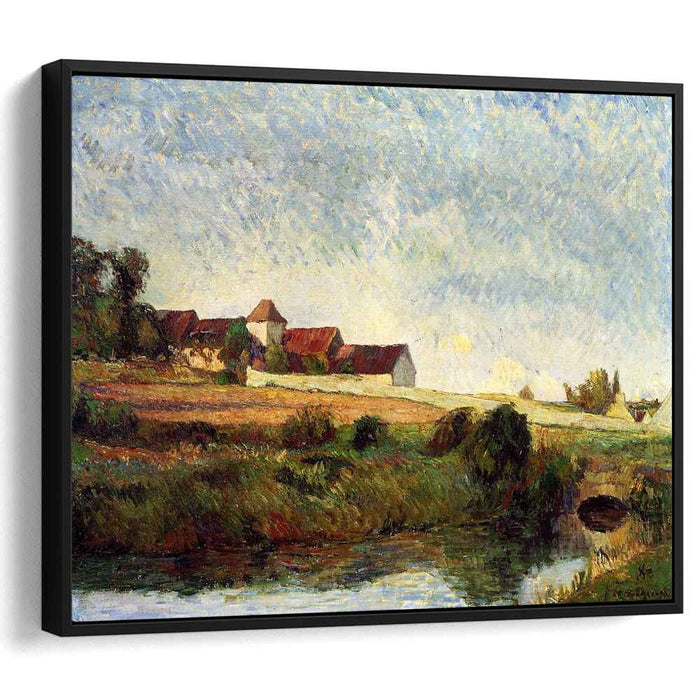 The farm in Grue (1883) by Paul Gauguin