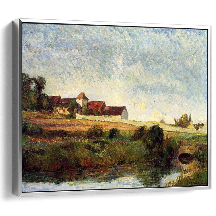The farm in Grue (1883) by Paul Gauguin