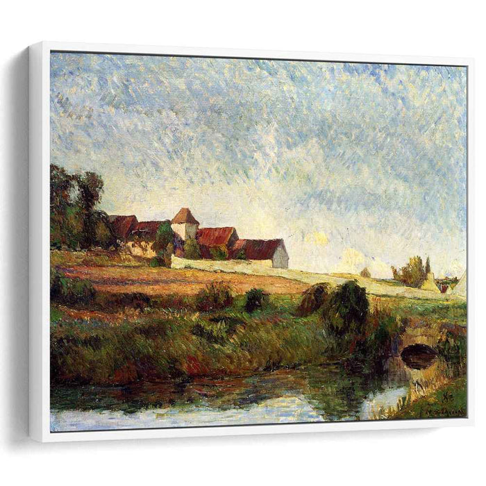 The farm in Grue (1883) by Paul Gauguin