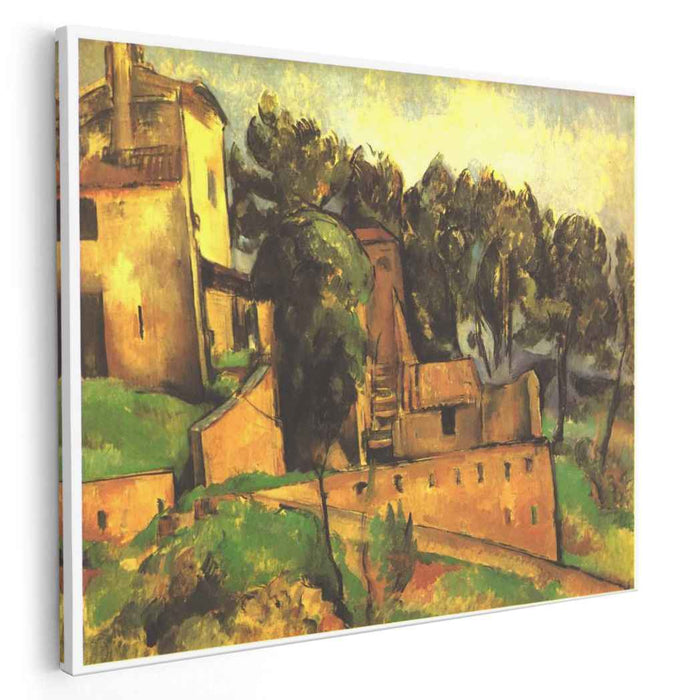 The farm of Bellevue (1894) by Paul Cezanne