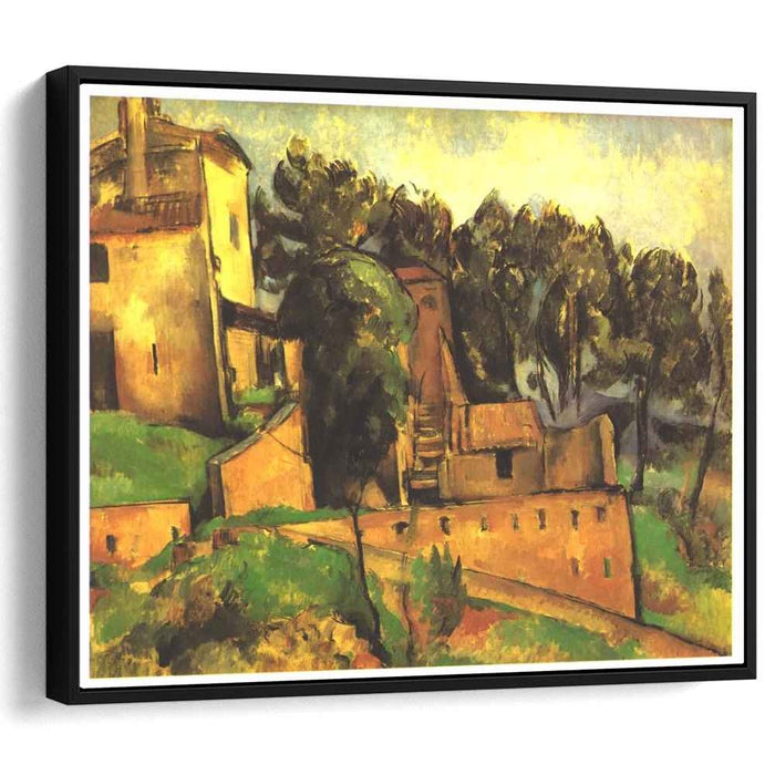 The farm of Bellevue (1894) by Paul Cezanne