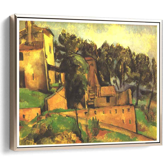 The farm of Bellevue (1894) by Paul Cezanne