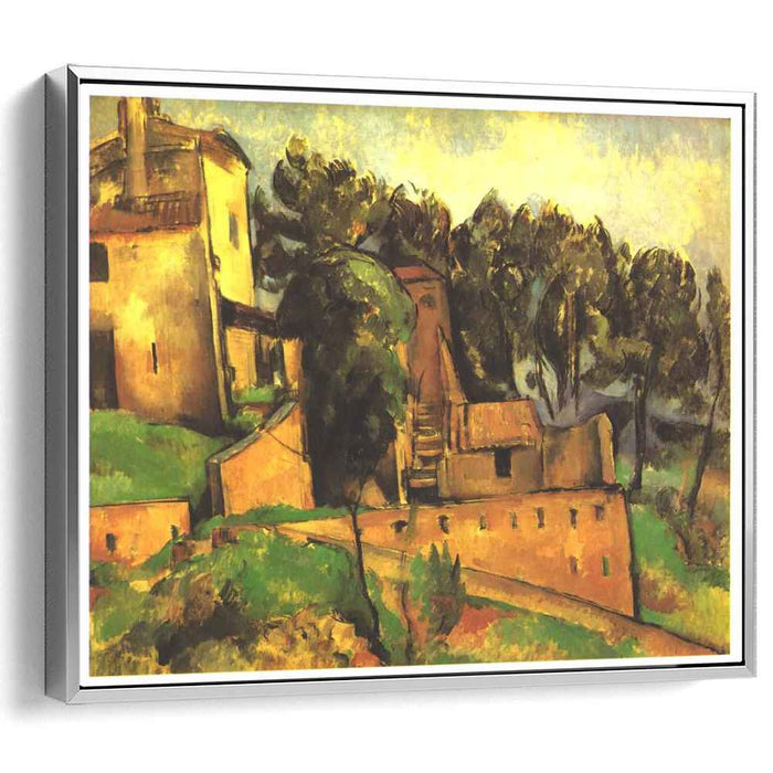 The farm of Bellevue (1894) by Paul Cezanne