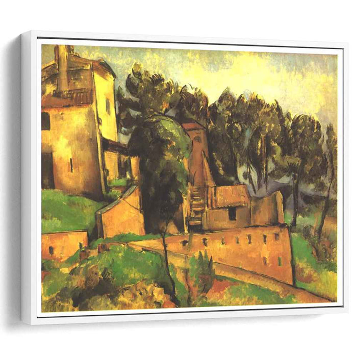 The farm of Bellevue (1894) by Paul Cezanne