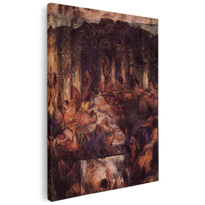 The Feast (1867) by Paul Cezanne