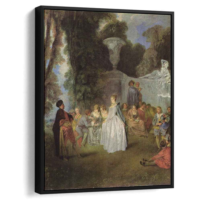 The Feasts of Venice (1717) by Antoine Watteau