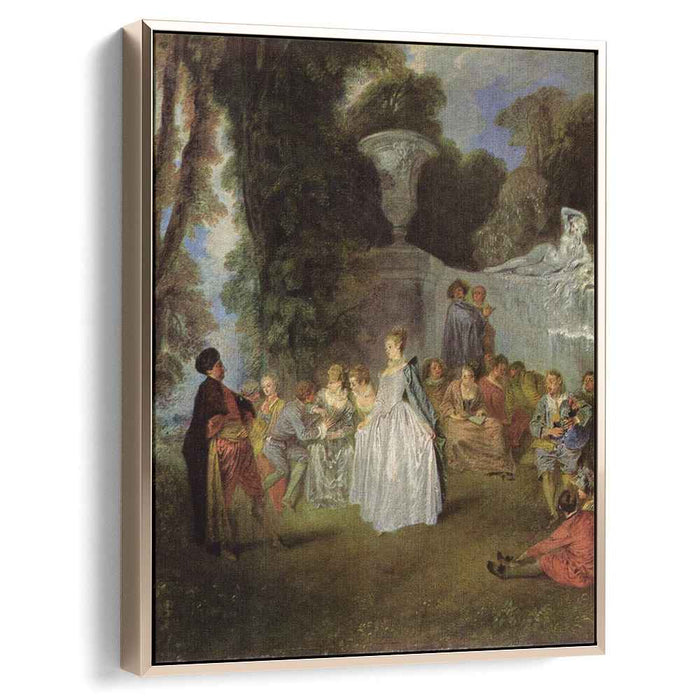 The Feasts of Venice (1717) by Antoine Watteau