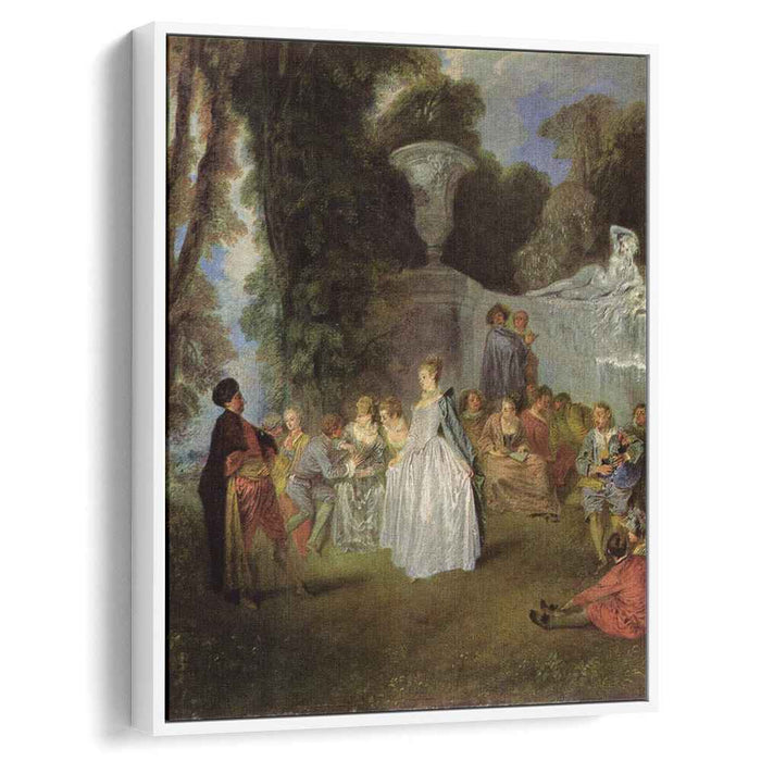 The Feasts of Venice (1717) by Antoine Watteau