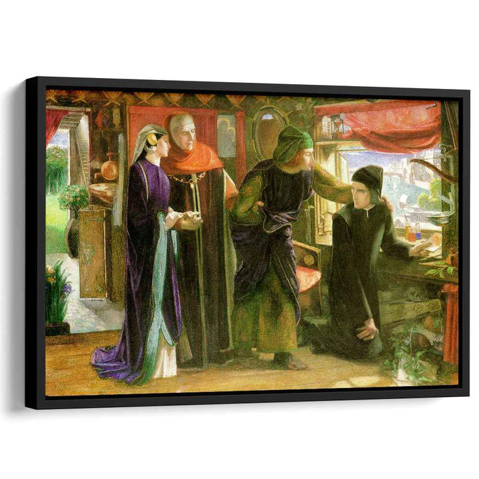 The First Anniversary of the Death of Beatrice (1853) by Dante Gabriel Rossetti