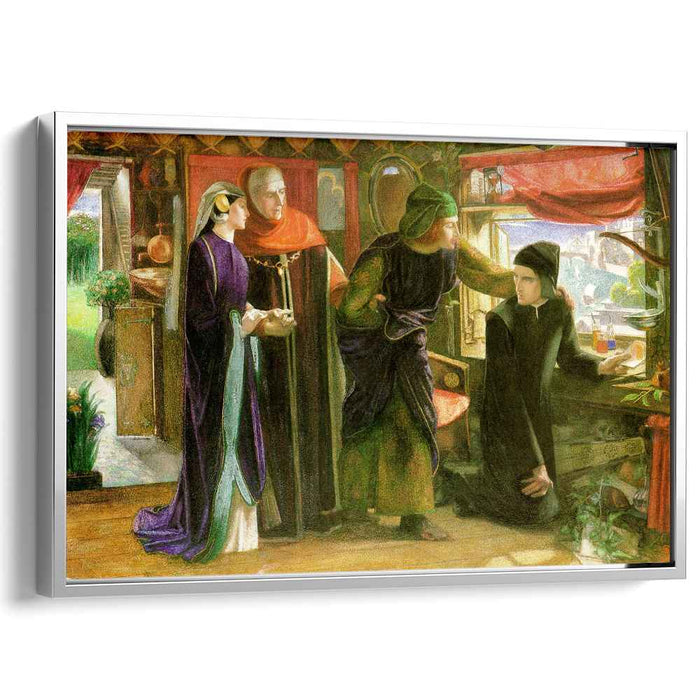 The First Anniversary of the Death of Beatrice (1853) by Dante Gabriel Rossetti