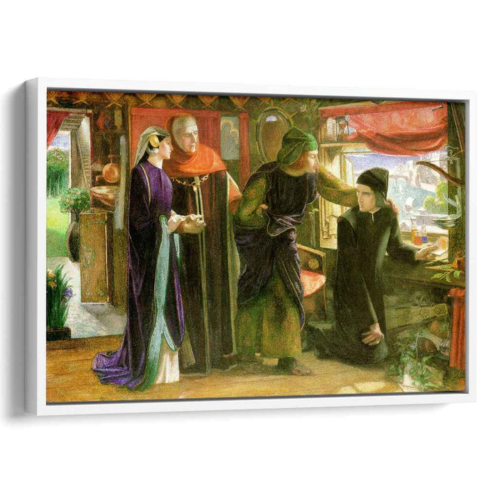 The First Anniversary of the Death of Beatrice (1853) by Dante Gabriel Rossetti