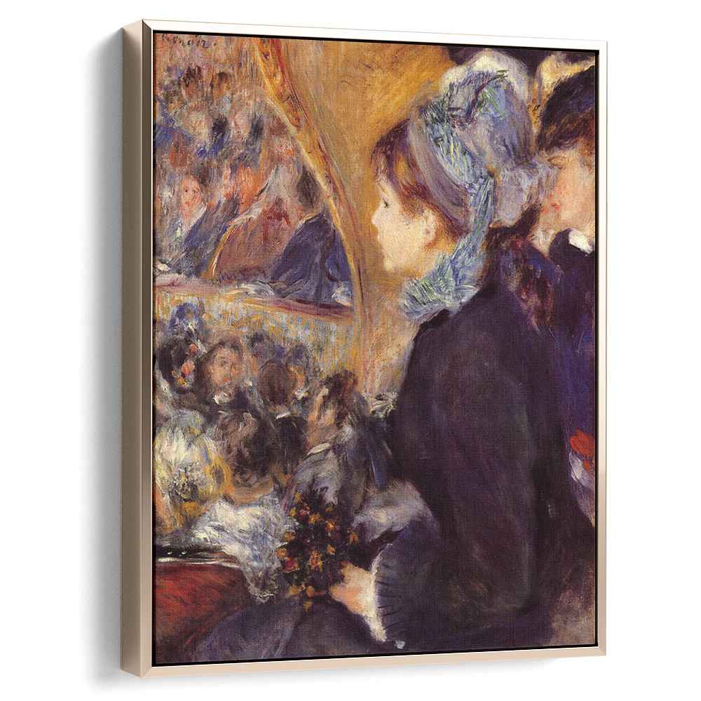 The First Outing (1876) by Pierre-Auguste Renoir - Canvas Artwork