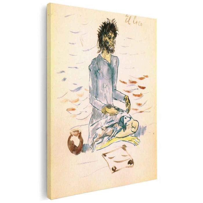 The fool (1904) by Pablo Picasso