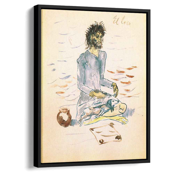 The fool (1904) by Pablo Picasso