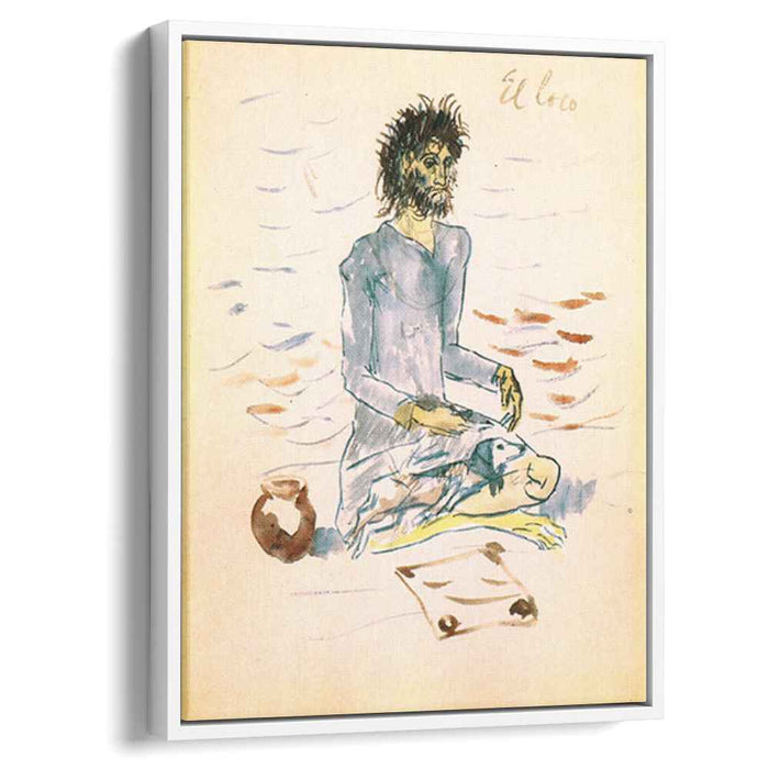 The fool (1904) by Pablo Picasso