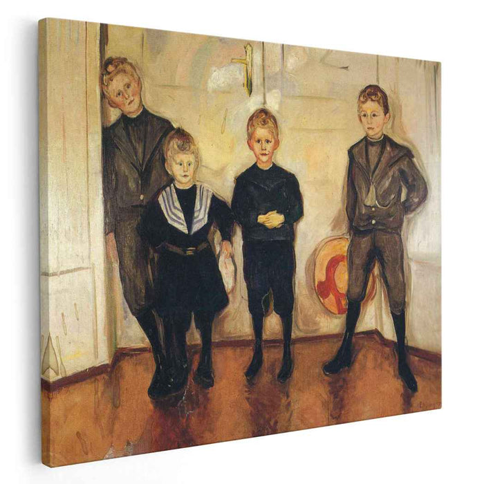The Four Sons of Dr. Linde (1903) by Edvard Munch