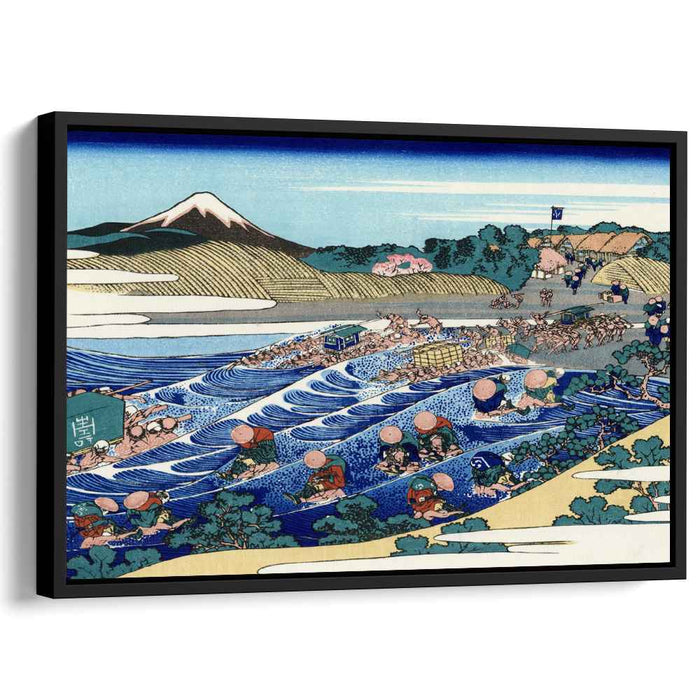 The Fuji from Kanaya on the Tokaido by Katsushika Hokusai