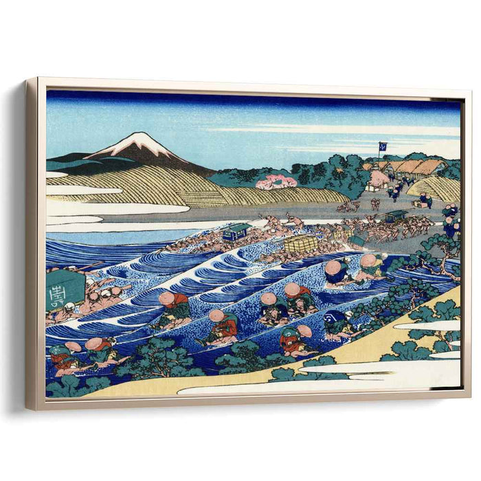 The Fuji from Kanaya on the Tokaido by Katsushika Hokusai