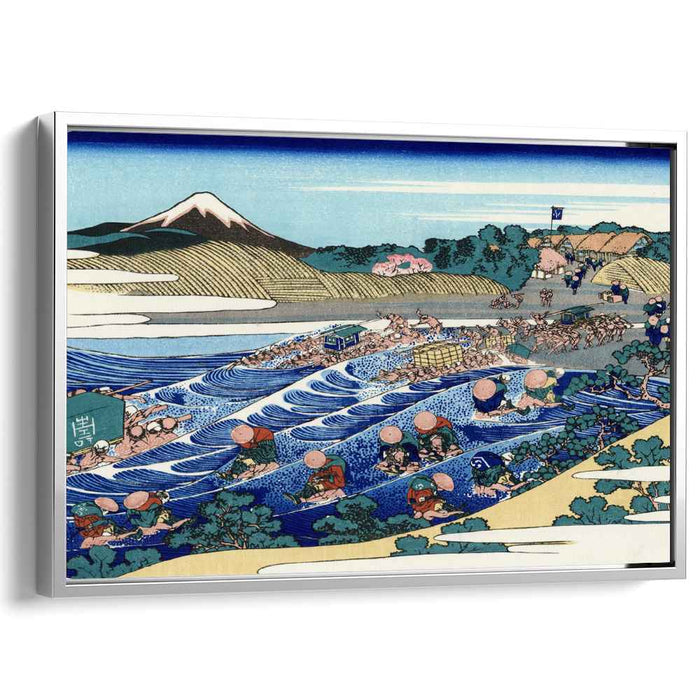 The Fuji from Kanaya on the Tokaido by Katsushika Hokusai