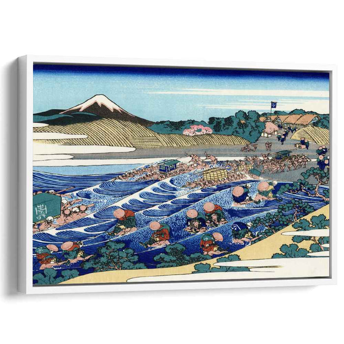 The Fuji from Kanaya on the Tokaido by Katsushika Hokusai