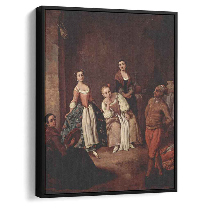 The furlana (Venetian dance) by Pietro Longhi